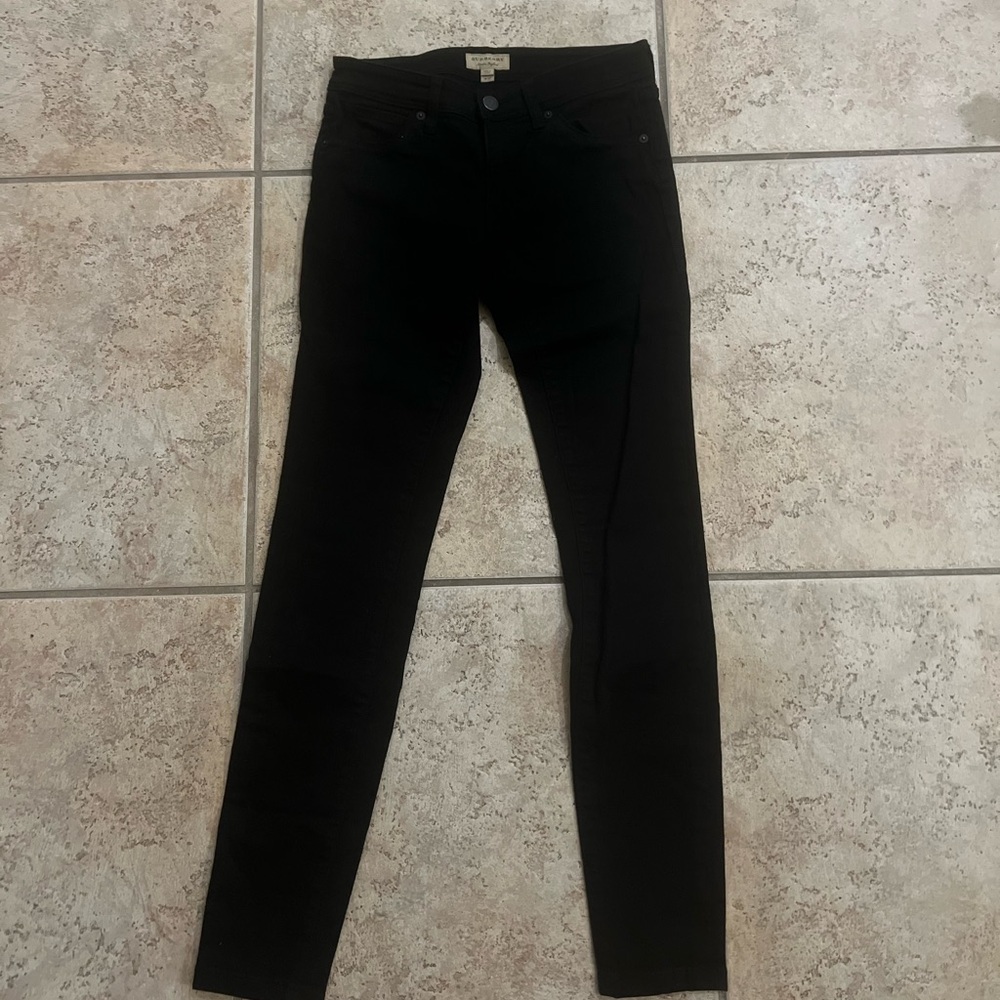 Burberry Black Skinny Jeans 27